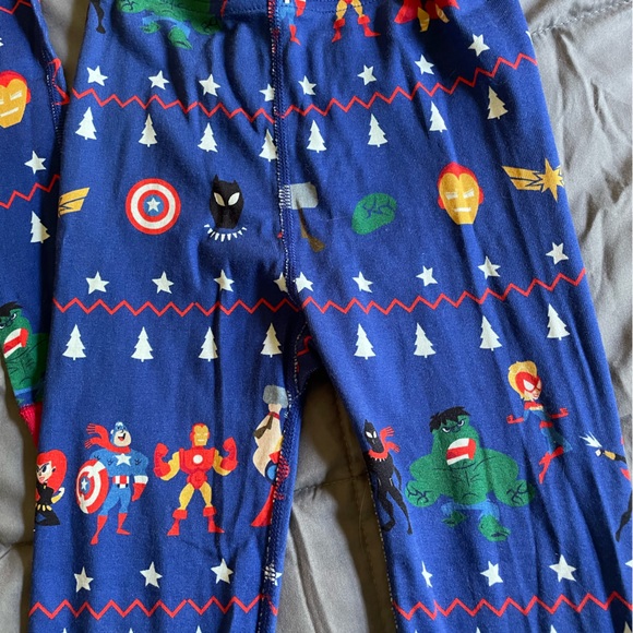 Hanna Andersson Marvel Avengers pajamas size 6-7 - Picture 3 of 5